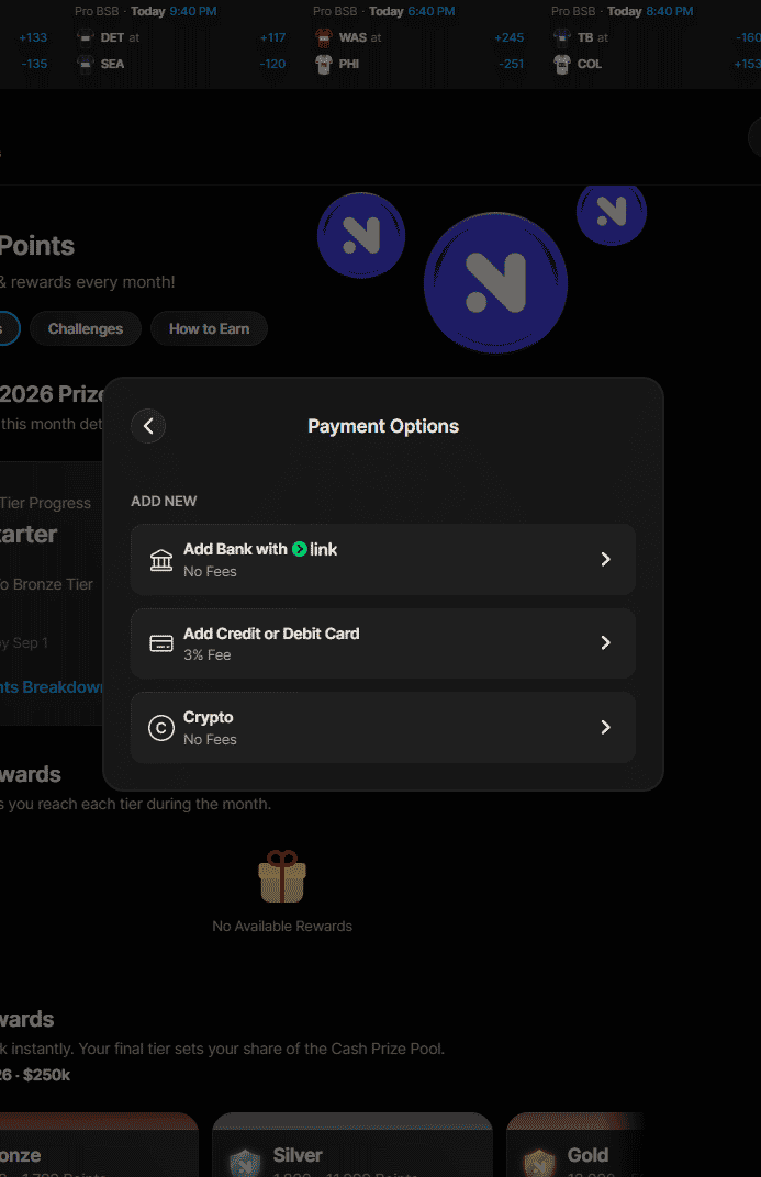 Use multiple payment methods 